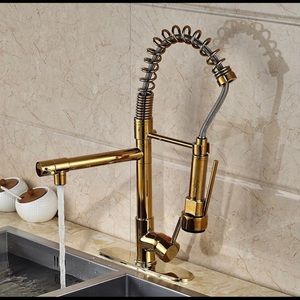 Brand new in box gold kitchen faucet